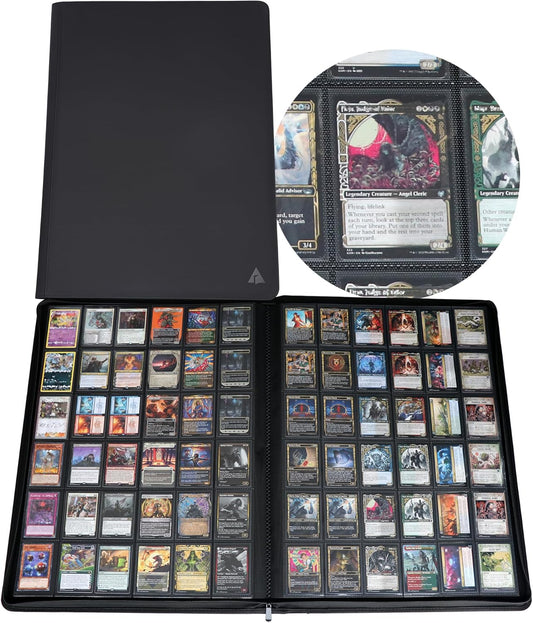 Rayvol Premium 9-Pocket Trading Card Binder – 36 Pages, 324 Cards, Ringless Design